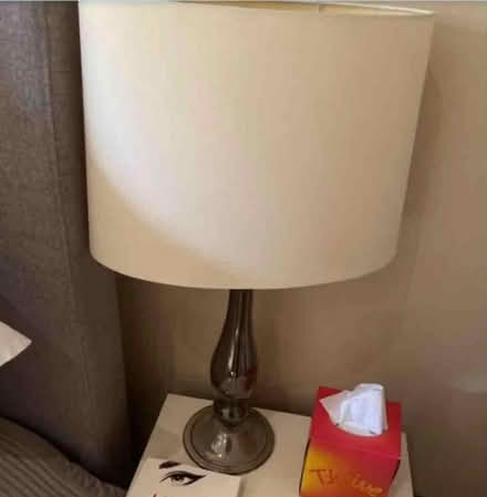 Photo of free Two glass table lamps (W3) #1