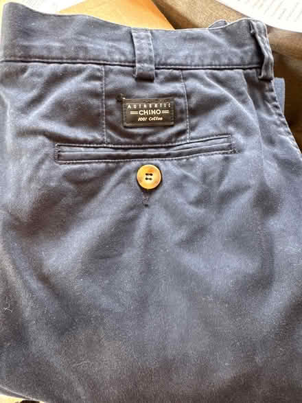 Photo of free Navy Mens trousers 34/31 (Wallington green SM6) #2