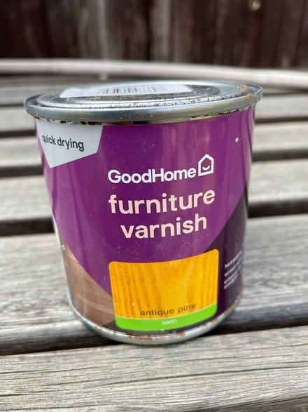 Photo of free Small tin of furniture varnish (Welling DA16) #2