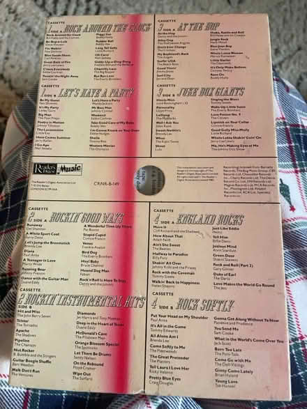 Photo of free 112 song RocknRoll Greats cassettes (Acton W3) #3