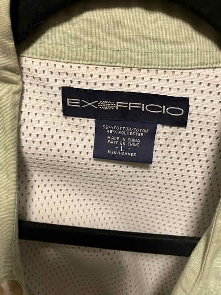 Photo of free Ex Officio shirt, lime green, L (Fremont-Sundale/28 Palms) #2