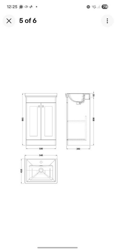 Photo of free Vanity unit (damaged, no sink) (SW19 - South Wimbledon) #2