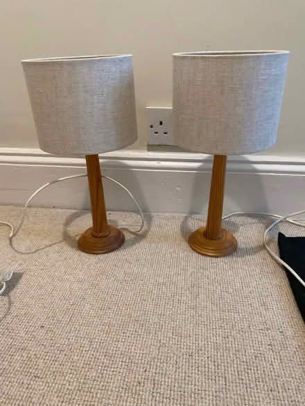 Photo of free Pair of lamps (Widcombe, Bath) #1