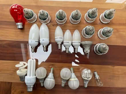 Photo of free An assortment of light bulbs (The Highlands TN39) #1