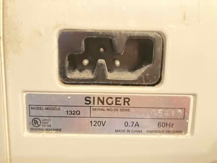 Photo of free Singer Sewing machine--Model 132Q (Pascoag, RI) #2