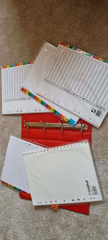 Photo of free File dividers (South Tonbridge TN9) #1