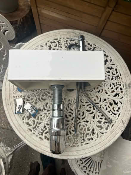 Photo of free Small wall mounted basin fixings (N1) #2