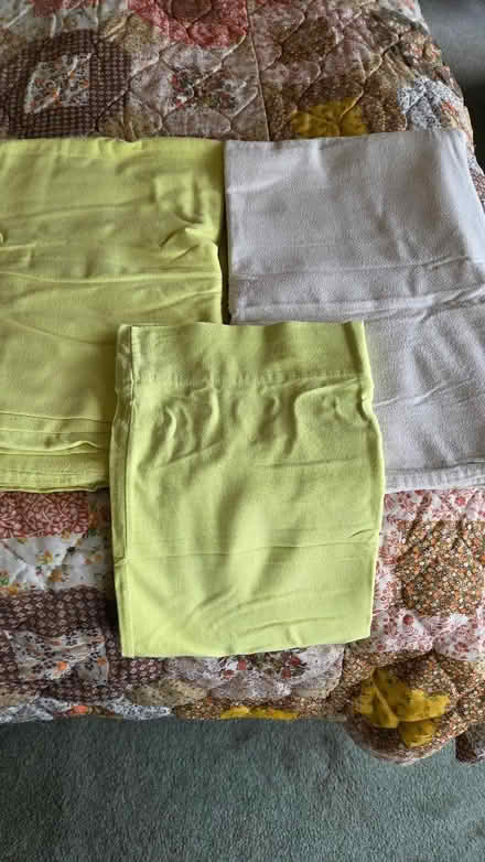 Photo of free 2 full bed size flannel flat sheets (south sunnyvale) #2