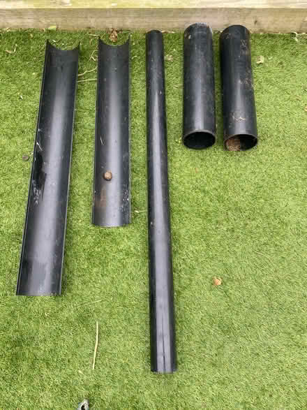 Photo of free Black drainpipe & half round gutter (Morecambe) #1