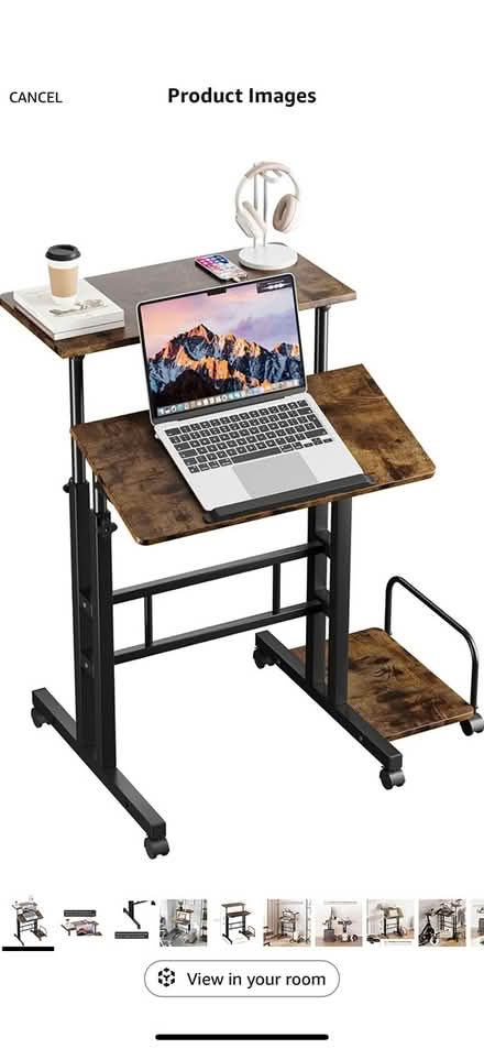 Photo of free Standup Desk + Coat Rack + Rug (Whitechapel) #4