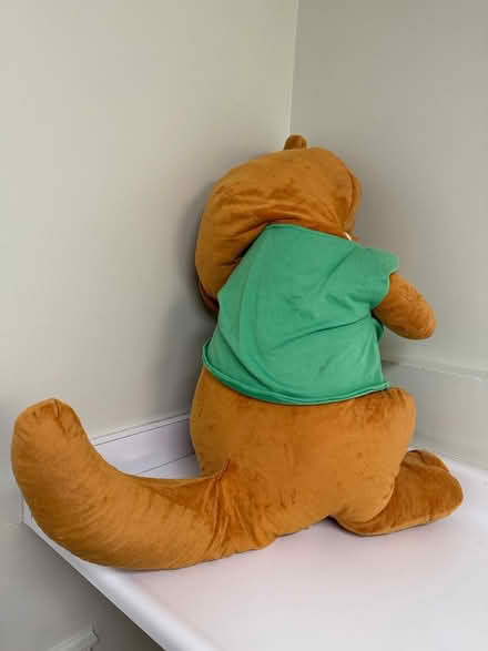 Photo of free Very large brown kangaroo plush toy (Valencia Avenue, Sunnyvale) #2