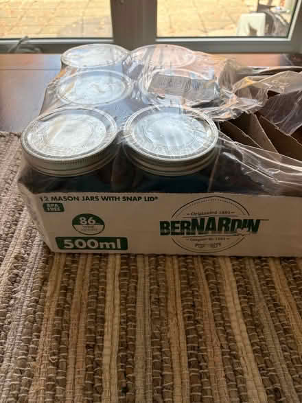 Photo of free Mason jars - 6 - New (Kanata Lakes) #1