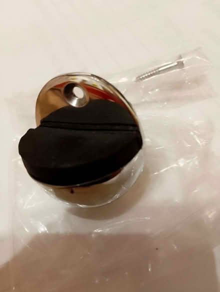 Photo of free Brand new polished chrome shielded door stops (CO11) #1