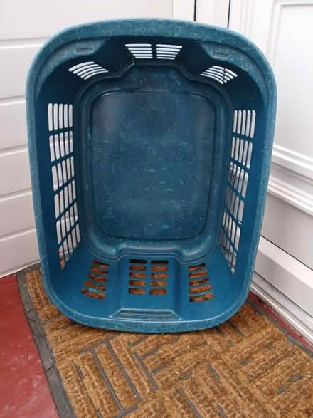 Photo of free Large blue washing basket (Southdown BA2) #1