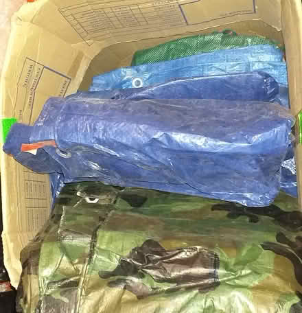 Photo of free x3 Tarpaulins + x2 Garden bags (Litchard, Bridgend CF31) #1