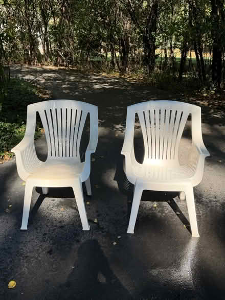Photo of free 2 outdoor chairs (Wattles and Squirrel) #1