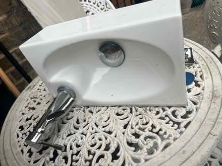 Photo of free Small wall mounted basin fixings (N1) #1