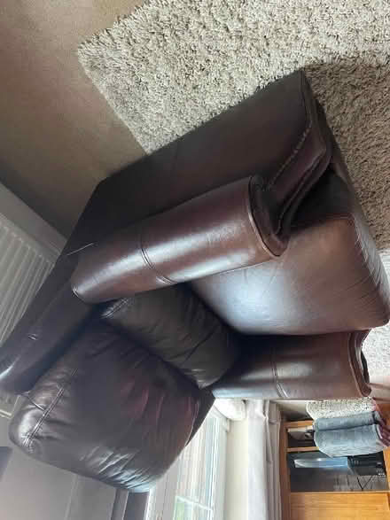 Photo of free Leather electric recliner chair (Chellaston DE73) #2