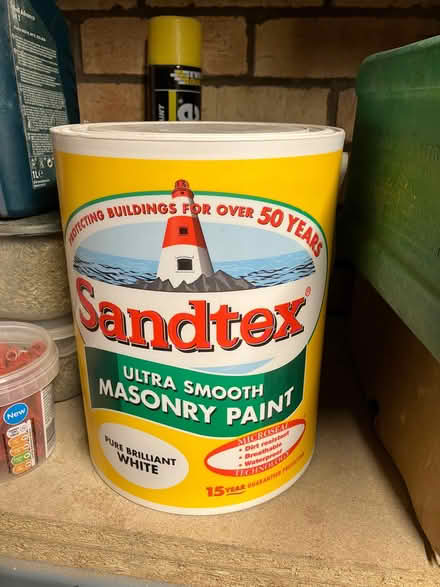 Photo of free Sandyex white masonry paint (Wadsley Bridge S5) #1