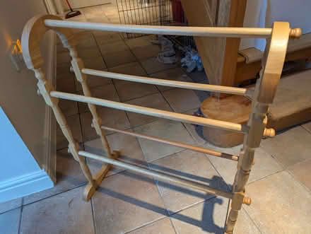Photo of free Wooden towel rail (Leominster HR6) #1