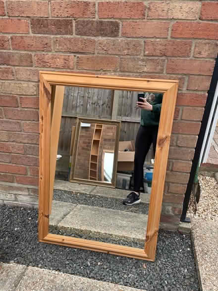 Photo of free Large mirror wooden frame (Lexden CO3) #1