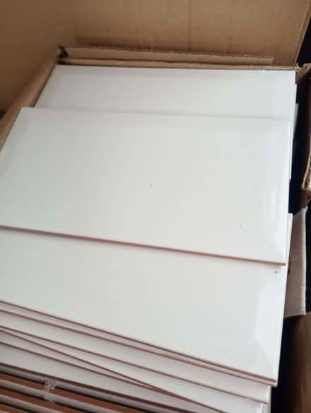 Photo of free Box of small tiles suitable for kitchen splashback (Norcross FY5) #1