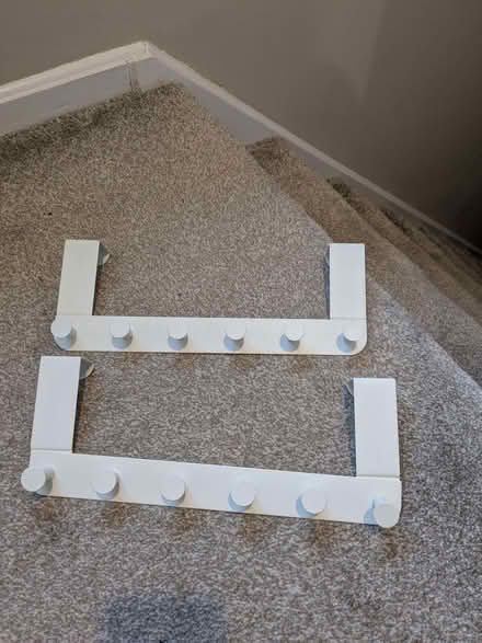 Photo of free 2 Ikea overdoor hooks (Haslucks Green B90) #1