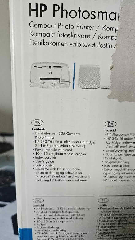 Photo of free HP Photosmart 335 (Belper DE56) #2