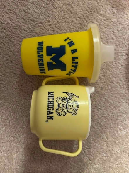 Photo of free Univ of Michigan sippy cups (Bethesda (Wyngate)) #1
