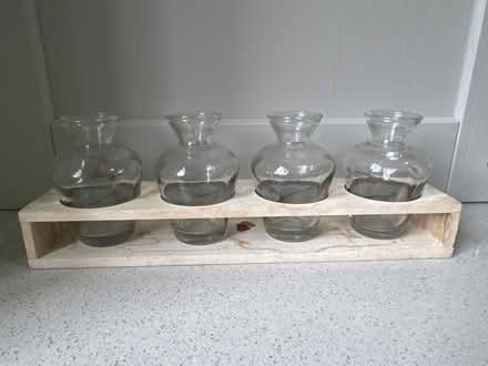Photo of free Decorative glass jars and holder (Coalpit Heath BS36) #1