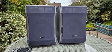 Photo of free Sony speakers with integrated cable (Woodley RG5) #1