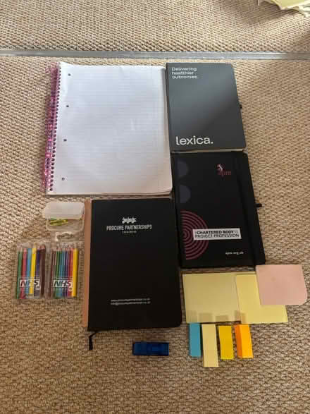 Photo of free Various stationary items (Hampton Peterborough) #1