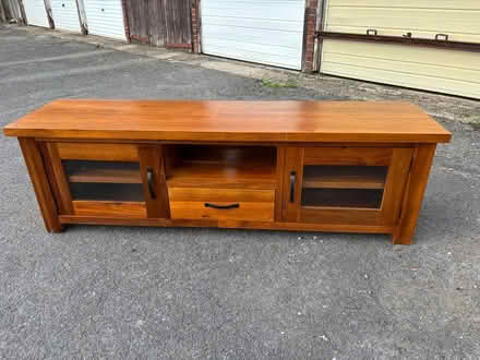 Photo of free Solid wood TV cabinet (Leighton Buzzard LU7) #1