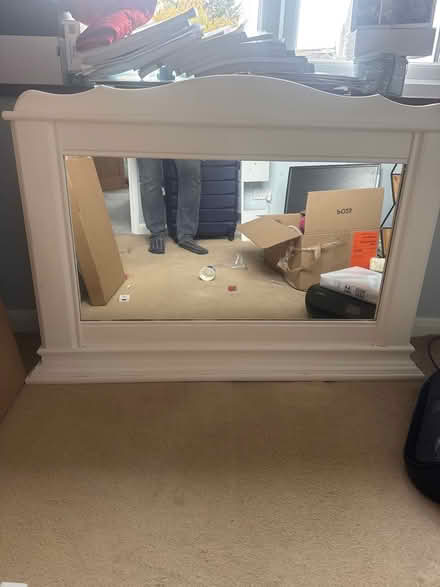 Photo of free White over mantel mirror (Bexley DA5) #1