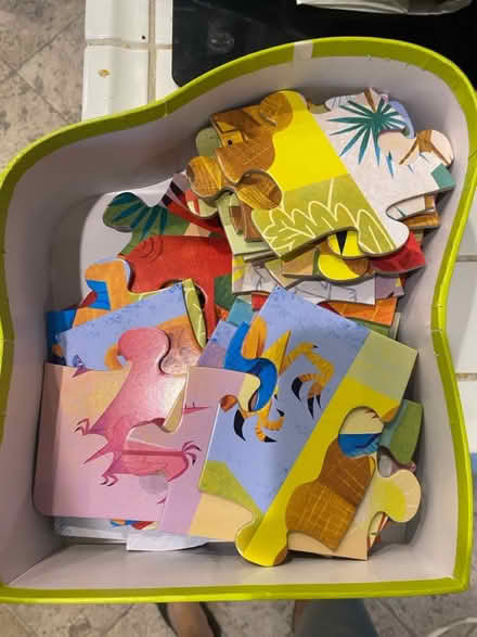 Photo of free Dinosaur floor puzzle (South San Francisco) #2