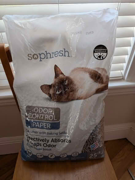 Photo of free cat litter-Sofresh paper pellets (East Watertown) #1