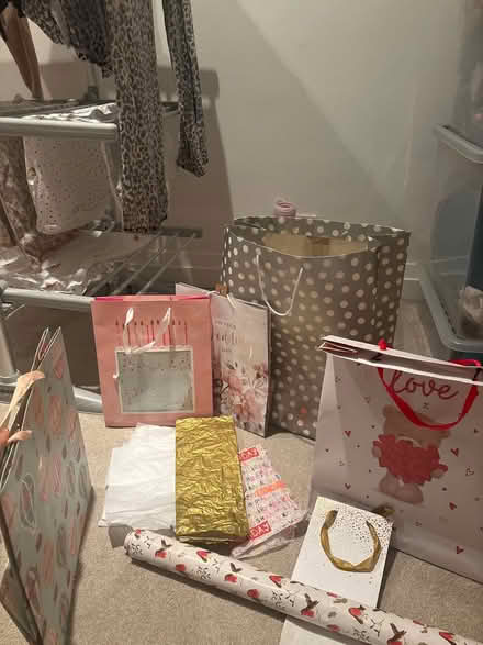 Photo of free Variety of gift bags and wrap (Hampton Peterborough) #1