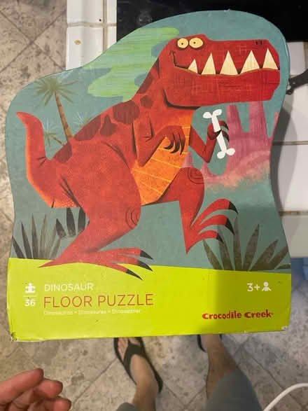 Photo of free Dinosaur floor puzzle (South San Francisco) #1