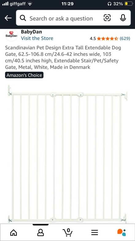 Photo of free Extra-Tall Extendable Stair Gate (Glen Parva LE2) #2