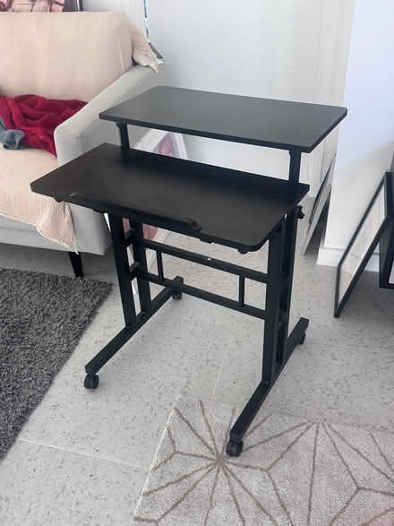 Photo of free Standup Desk + Coat Rack + Rug (Whitechapel) #1