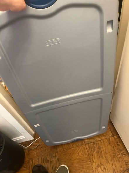 Photo of free 67 qt storage container w/ wheels (Woodley Park) #2