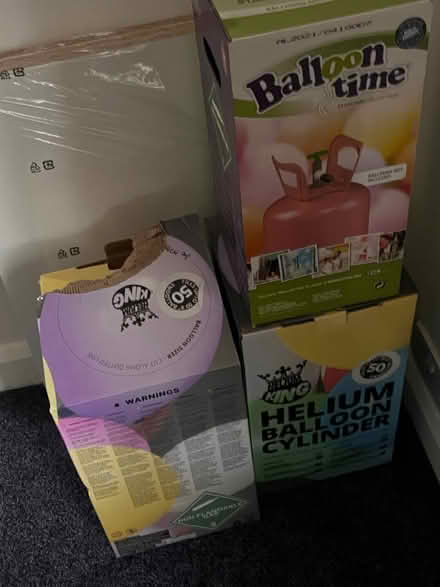 Photo of free 3 x helium balloon cylinders (Kingfield, Woking) #1