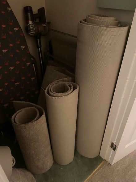 Photo of free Beige carpet remnants (Maney B72) #2