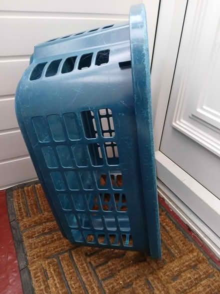 Photo of free Large blue washing basket (Southdown BA2) #2