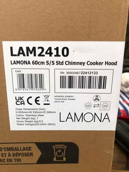 Photo of free Brand new cooker hood (Hounslow TW3) #1