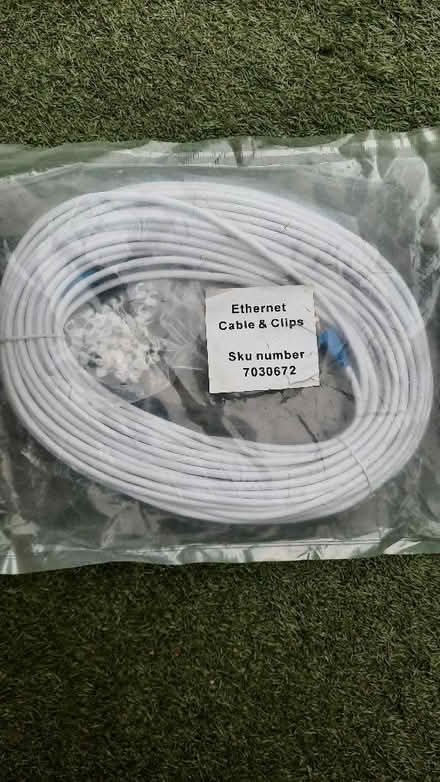 Photo of free Ethernet cable and clips (Ashford TW15) #1
