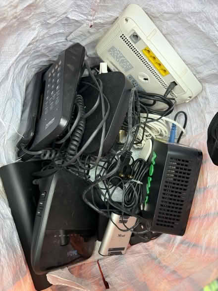 Photo of free Bag of old digi boxes, landline phone etc (Summertown OX2) #1
