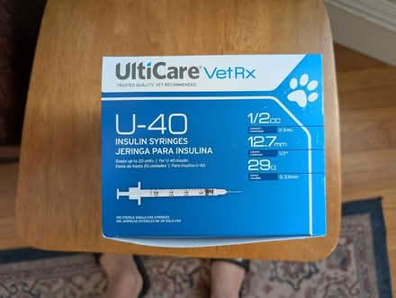 Photo of free U-40 insulin needles for pets (East Watertown) #1