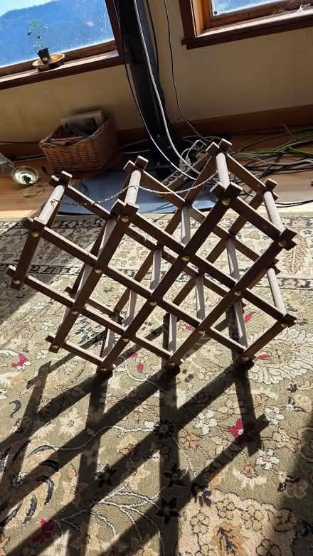 Photo of free collapsible wine rack (south sunnyvale) #1