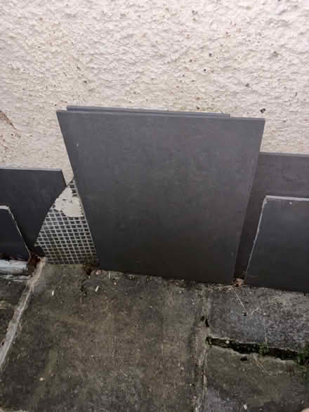 Photo of free Dark grey gloss tiles (Chatham) #1